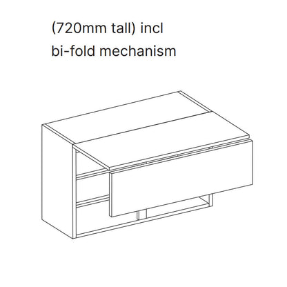 Senza Matt Cashmere Stone Integrated Handle Kitchen Cabinets