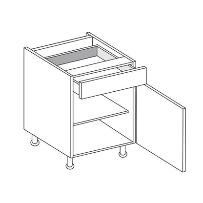 Senza Matt Cashmere Stone Integrated Handle Kitchen Cabinets