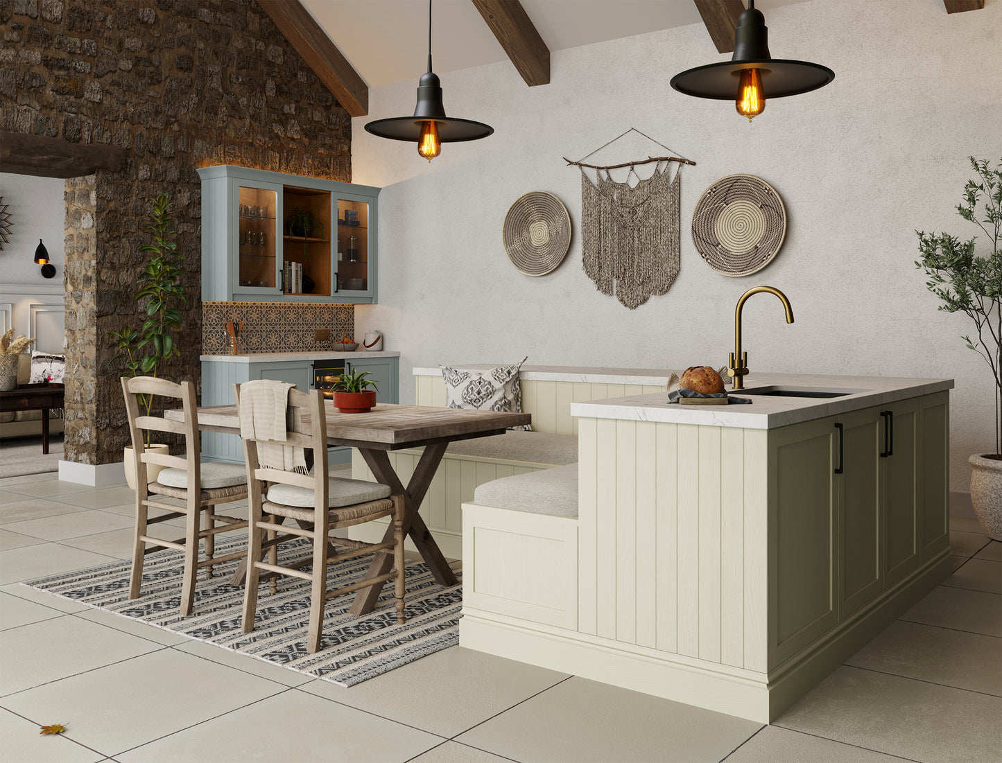 Newmarket Fjord Painted Timber Slim Frame Shaker Kitchen Doors & Drawer Fronts