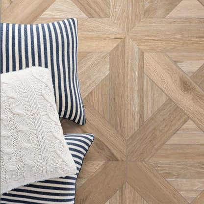 Argyll Oak Parquet Matt Porcelain Floor Tile (Sold per Box)