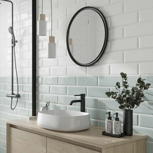 Mint Gloss Metro Wall Tile