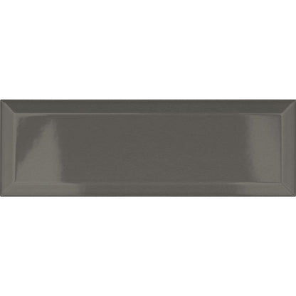 Dark Grey Gloss Metro Wall Tile