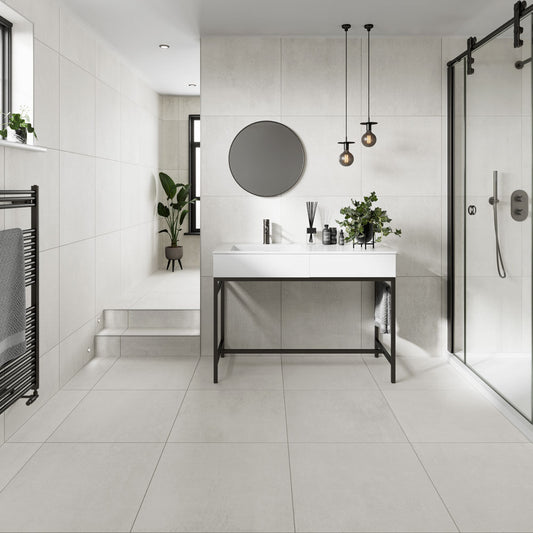 Loft White Porcelain Tile