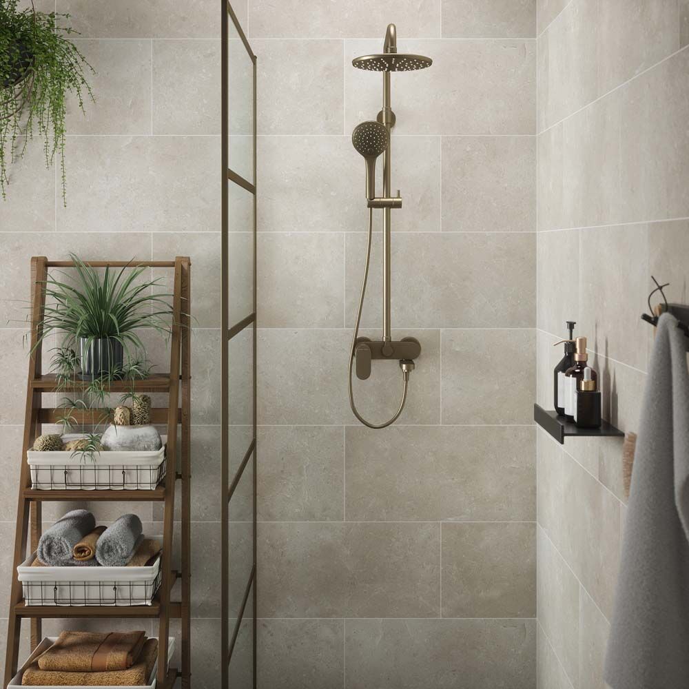 Bloomberg Matt Cream Ceramic Wall Tile