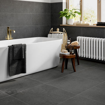 Siena Dark Grey Matt Porcelain Wall & Floor Tile