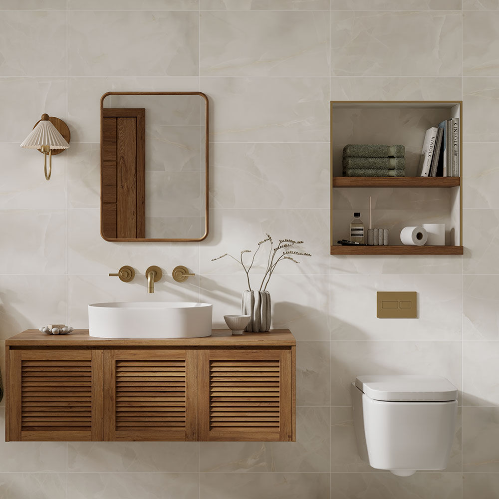 Hampton Beige Onyx Matt Ceramic Wall Tile