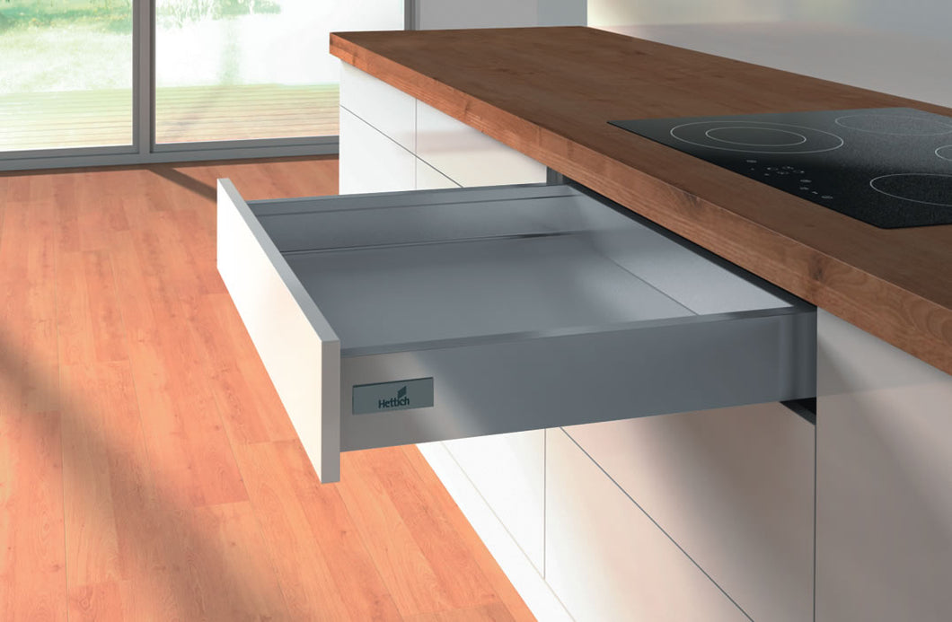 Hettich Atira shallow drawer box 400mm Wide