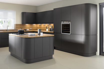 Lucente Anthracite Matt Handleless Replacement Kitchen Doors