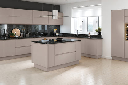 Lucente Cashmere Matt Handleless Replacement Kitchen Doors