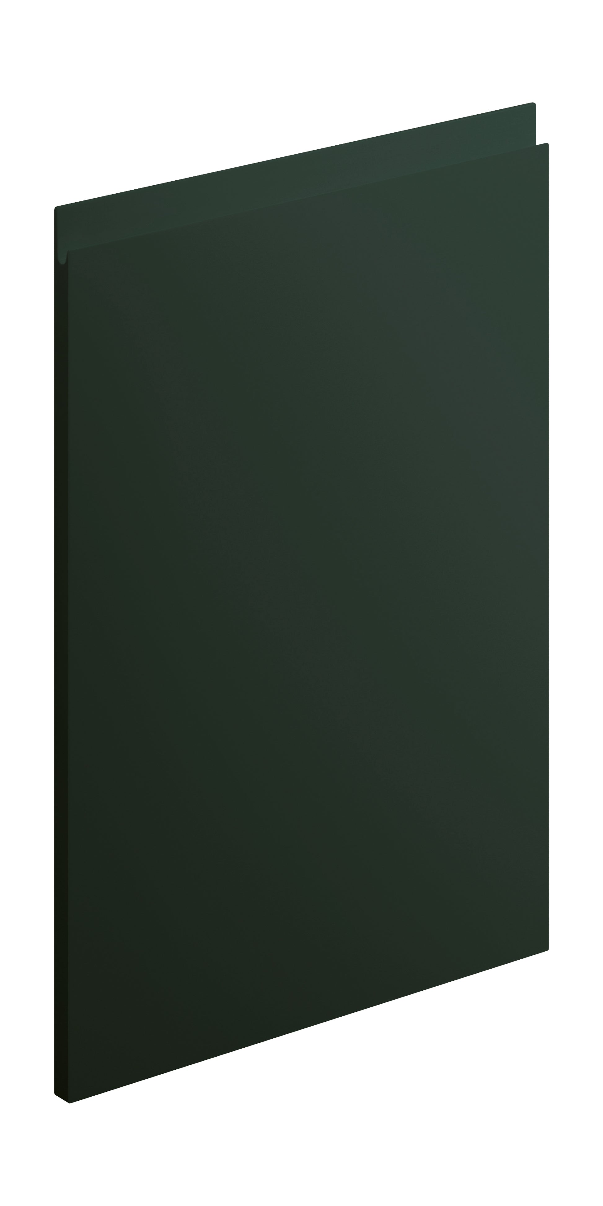 Lucente Matt Fir Green Handleless Kitchen Doors