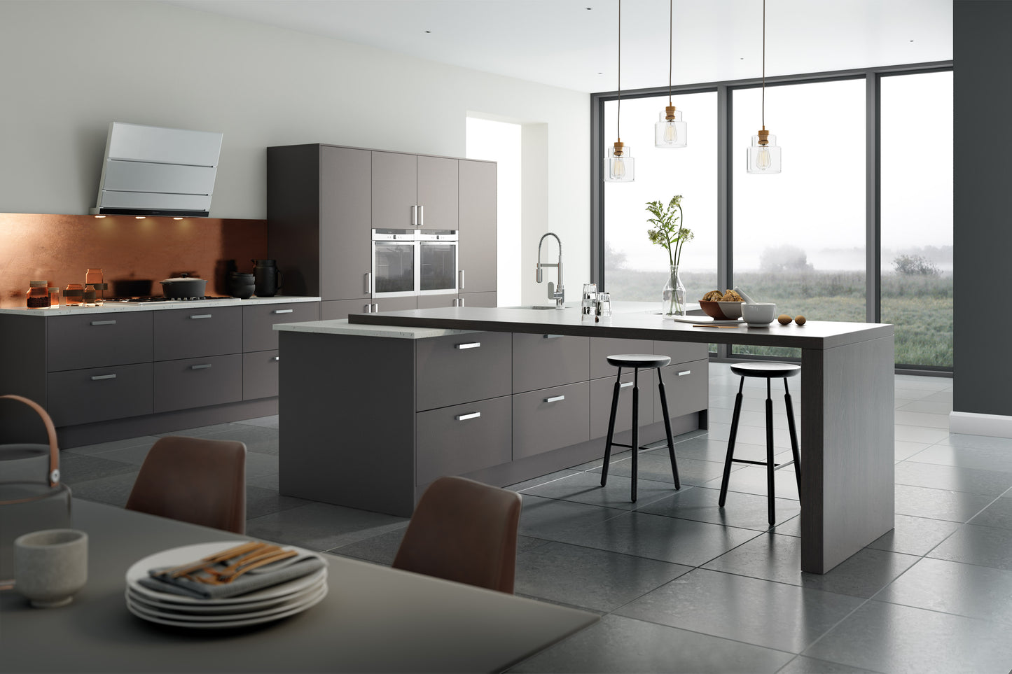 Vivo Matt Anthracite Replacement Kitchen Doors