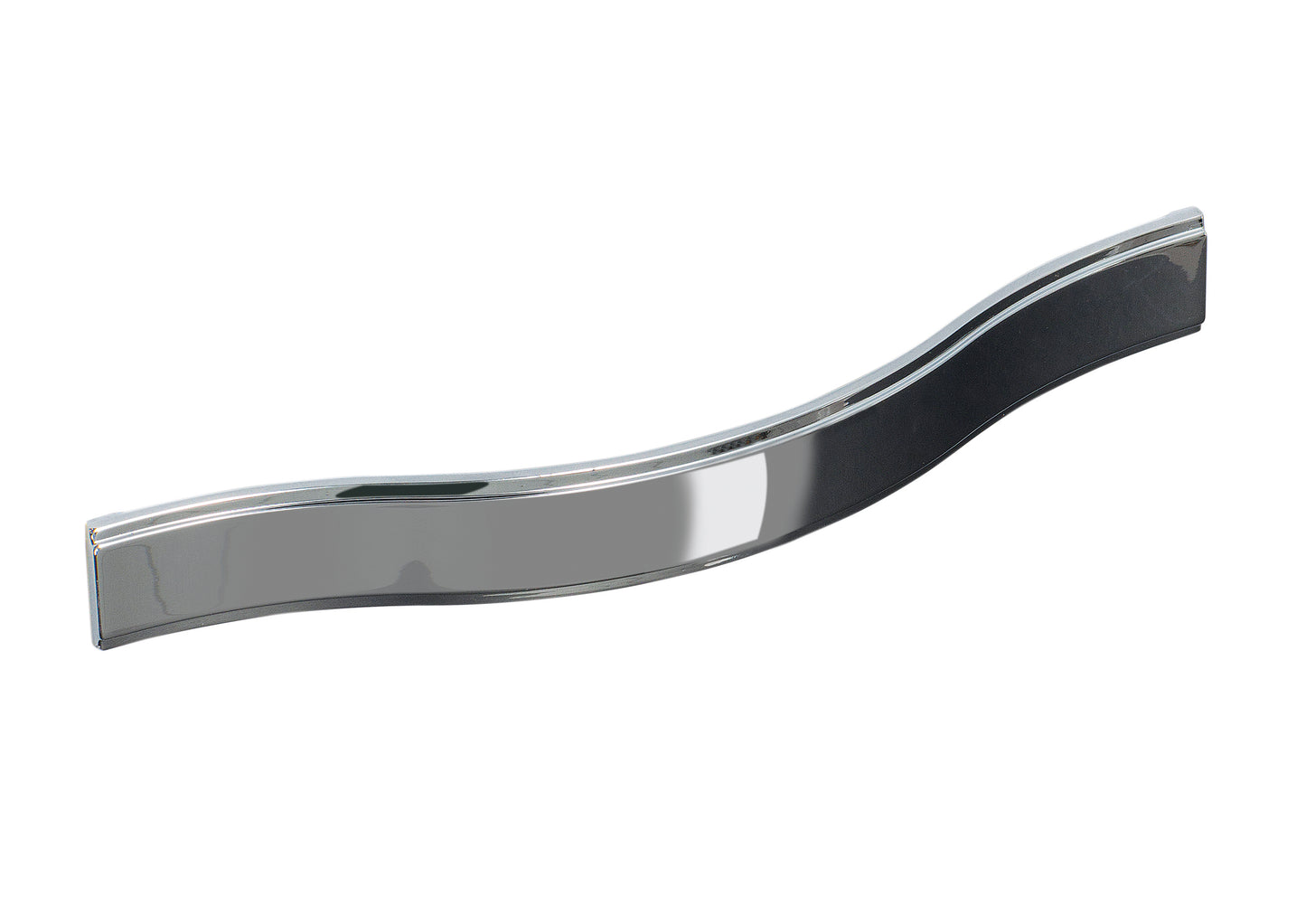 Wave handle polished chrome