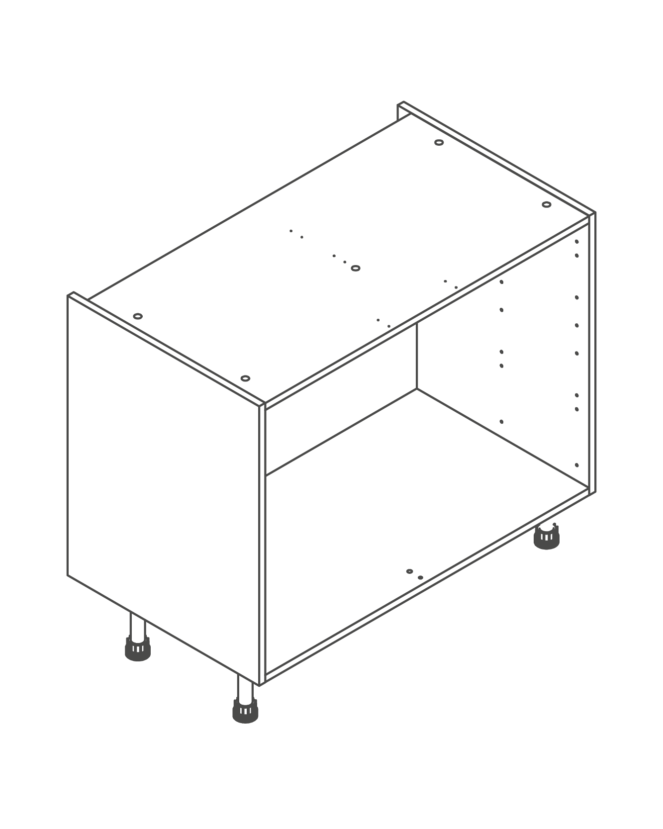 1000mm Kitchen Drawer Base Unit       