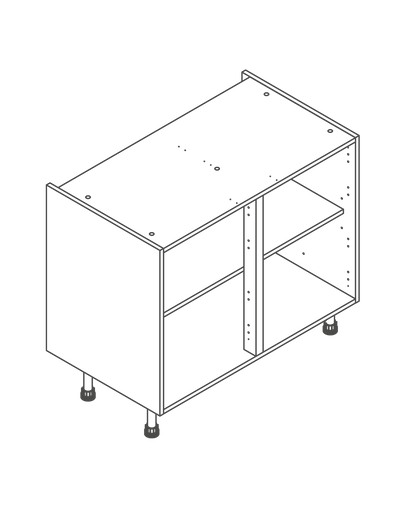 1000mm Kitchen Base Unit