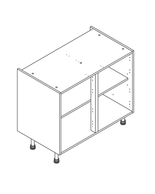 1000mm Kitchen Base Unit