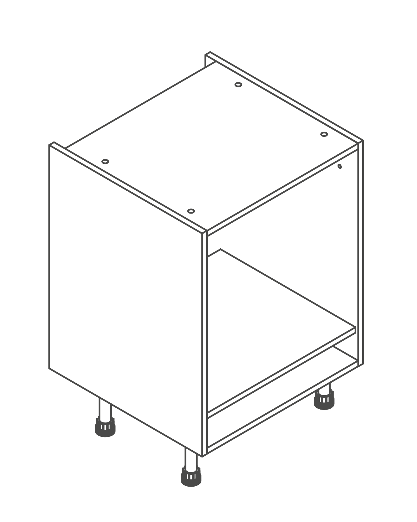 600mm  Oven Base Unit