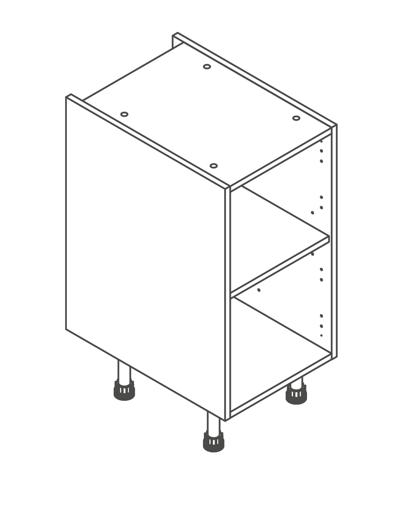 400mm Kitchen Base Unit