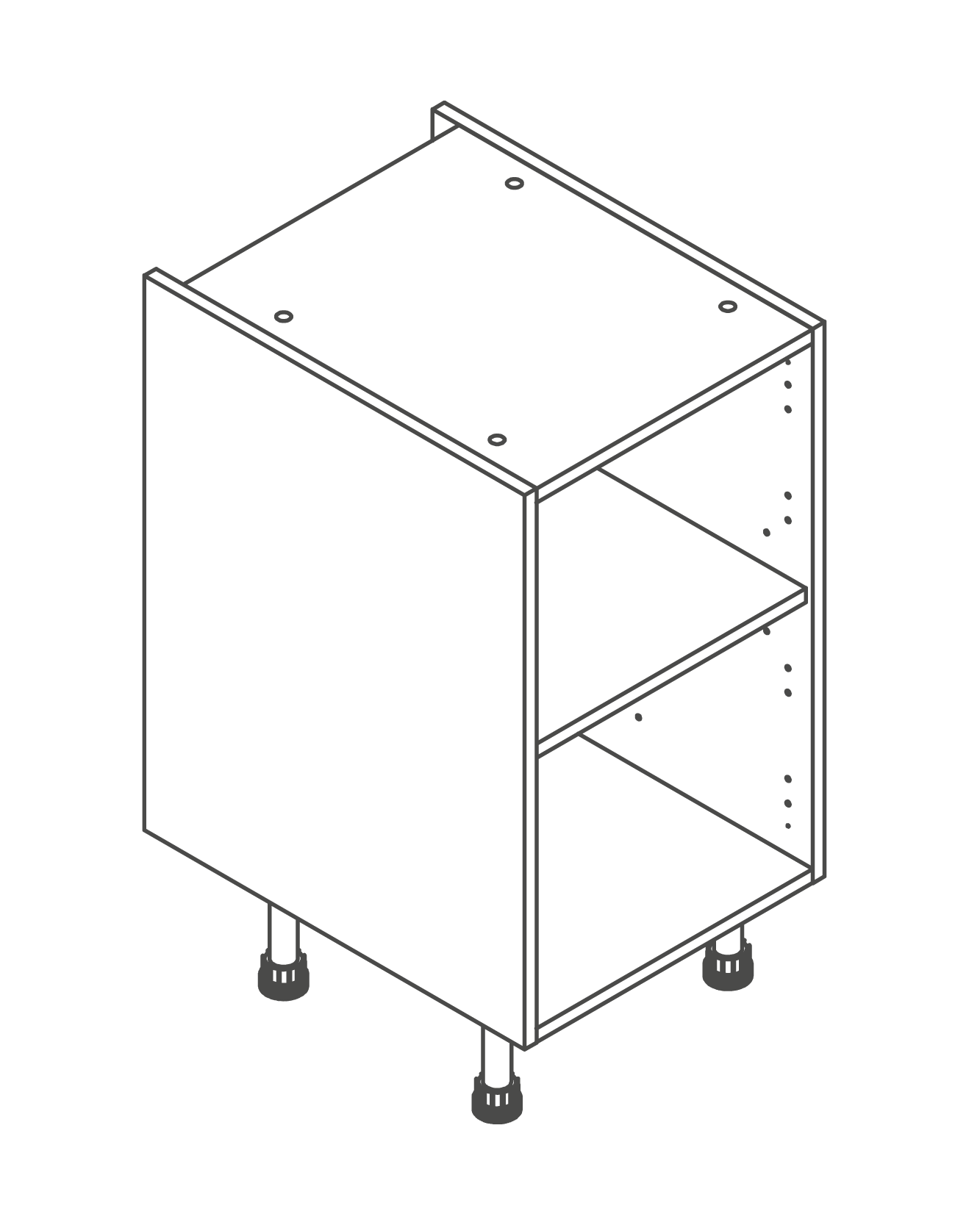 450mm Kitchen Base Unit