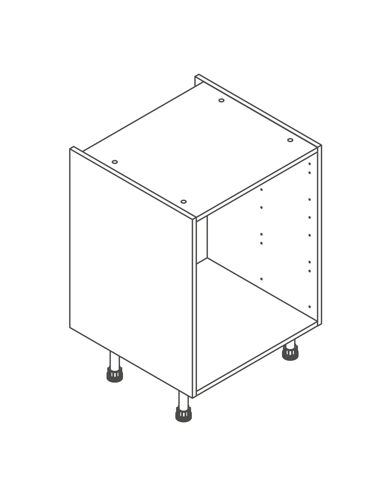 600mm Kitchen Drawer Base Unit