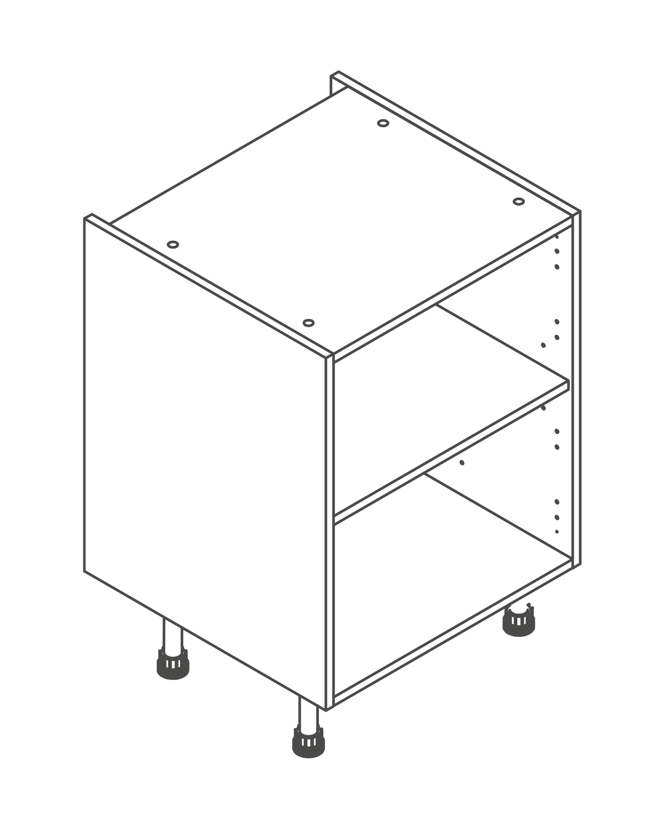 600mm Kitchen Base Unit