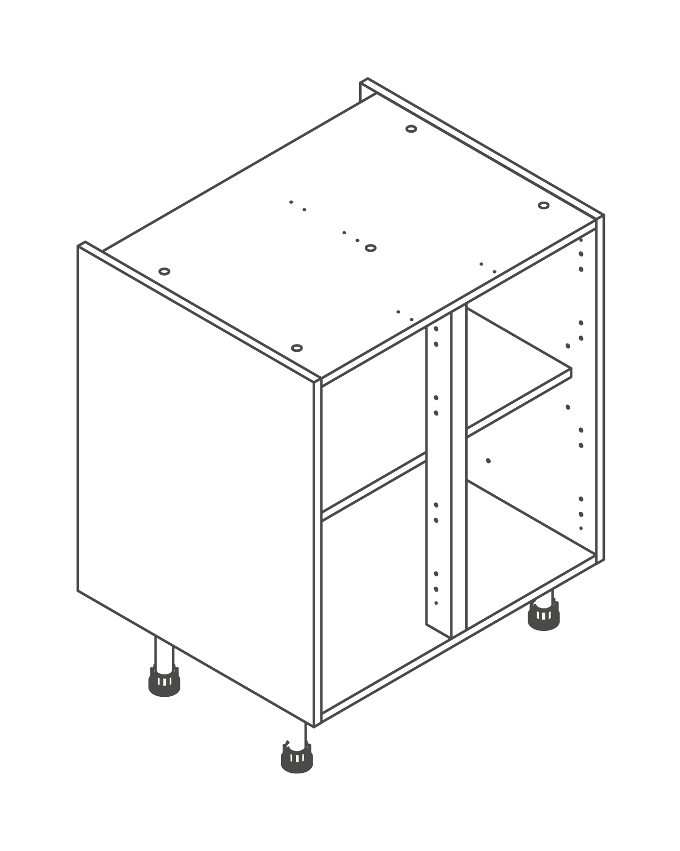 700mm Kitchen Base Unit