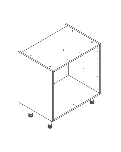 800mm Kitchen Drawer Base Unit