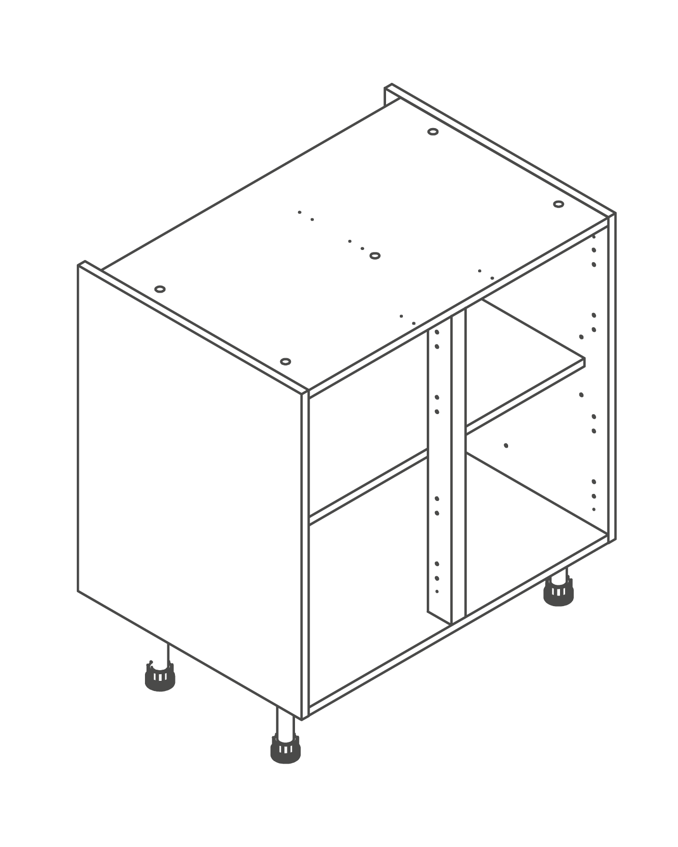 800mm Kitchen Base Unit