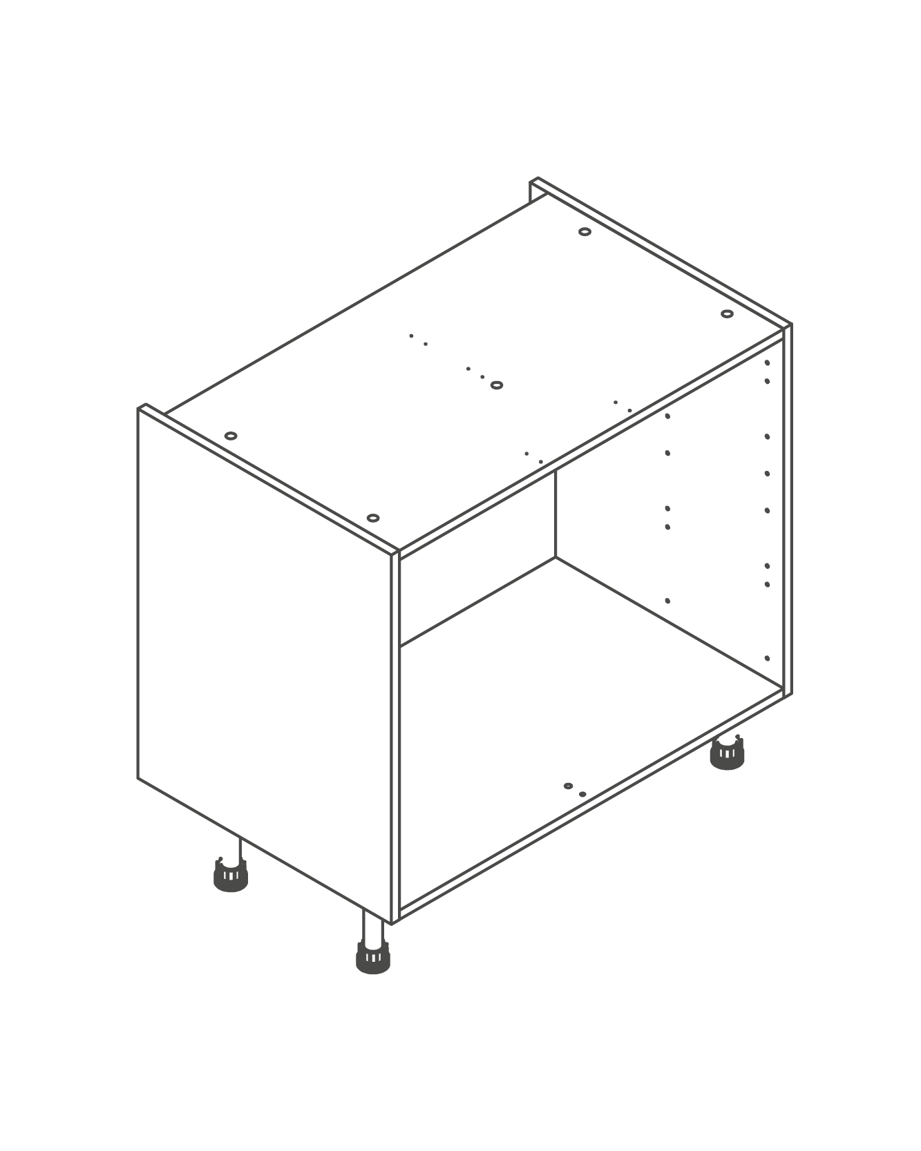 900mm Kitchen Drawer Base Unit