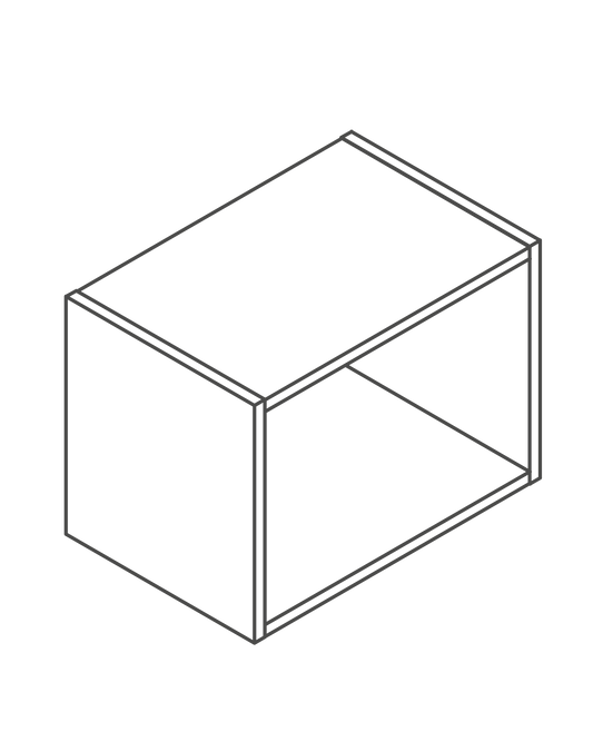 500mm Kitchen Bridging Wall Unit