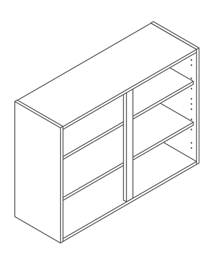 1000mm Extra Tall Kitchen Wall Unit